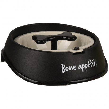 FL 519735 FEEDING BOWL OSTRO SLOW FEEDER BLACK S DIA 12,5CM 400ML 